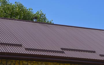 typical Robin Hoods Bay corrugated roof uses